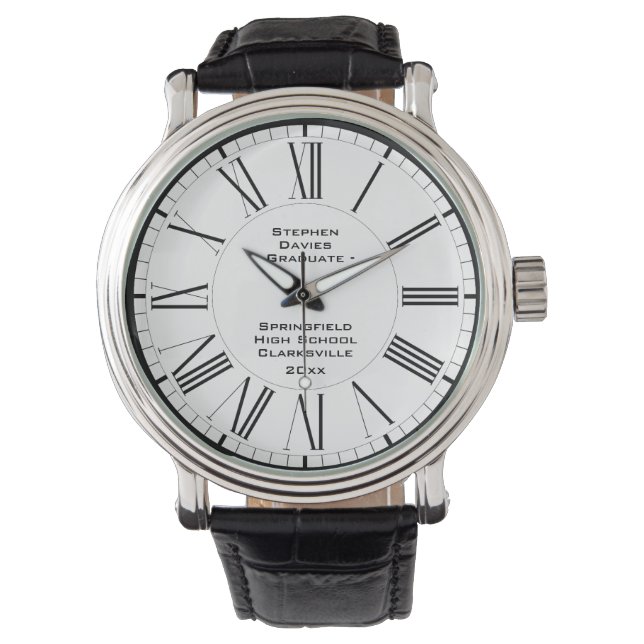 For a Graduate a Graduation Commemorative Watch (Front)
