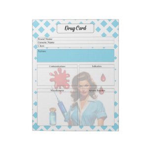 For A Living _Drug Card Notepad