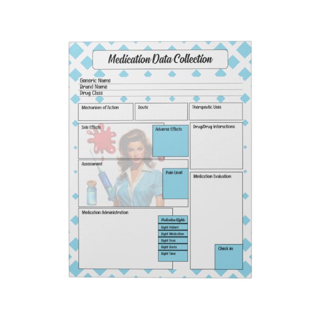 For A Living _ Medication Data Collection Notepad (Rotated)
