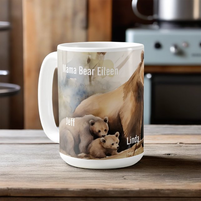 For A Mama Bear With Two Cubs On Mother's Day Coffee Mug (Creator Uploaded)