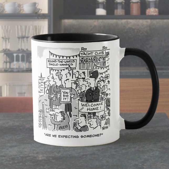 For a Sailor. Round the World Yachtsman - Funny Mug (Creator Uploaded)