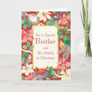 For a Special Brother and His Family Holiday Card