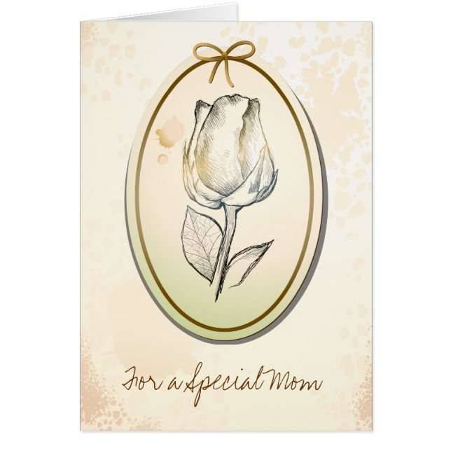 For a Special Mum, card (Front)