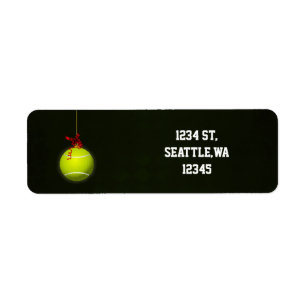 for a tennis player address labels