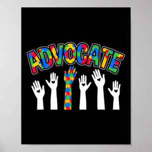 For Aby Therapist Teacher Parent Autism Awareness Poster