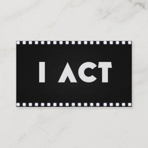 For Actors Business Card