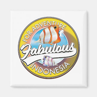 For Adventure Fabulous Indonesia logo Magnet