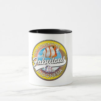 For Adventure Fabulous Indonesia logo Mug
