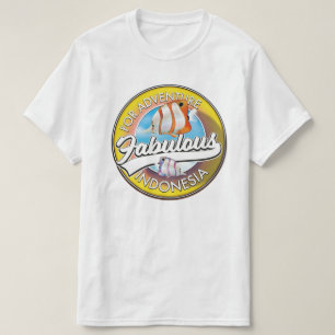 For Adventure Fabulous Indonesia logo T-Shirt