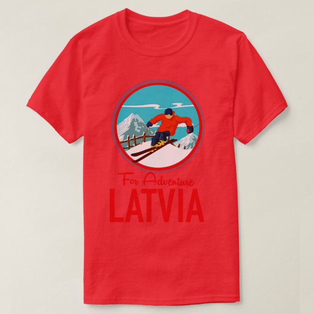 For Adventure Latvia T-Shirt (Design Front)