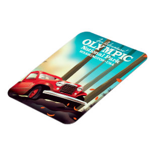 For Adventure! Olympic national park Washington. Magnet
