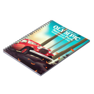 For Adventure! Olympic national park Washington. Notebook