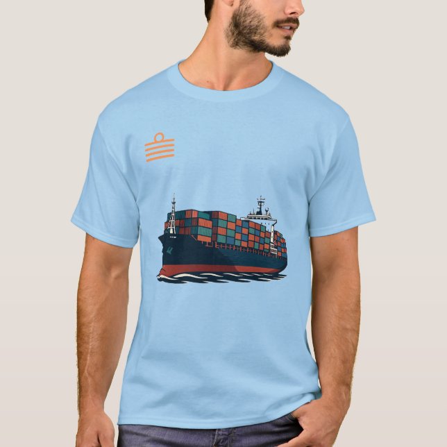 For all Captains on Container Ship T-Shirt (Front)