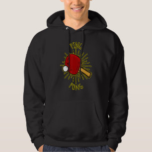 For All Crazy Ping Pong And Table Tennis Players Hoodie