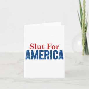 For America 4th Of July  Card