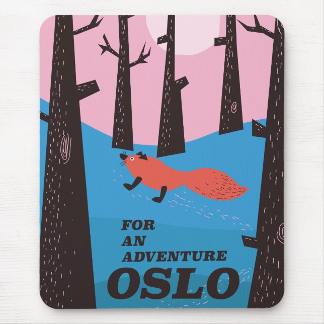 For An Adventure Oslo Mouse Mat (Front)