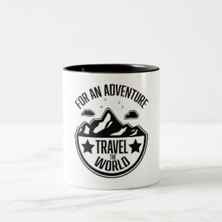 For An Adventure Two-Tone Coffee Mug