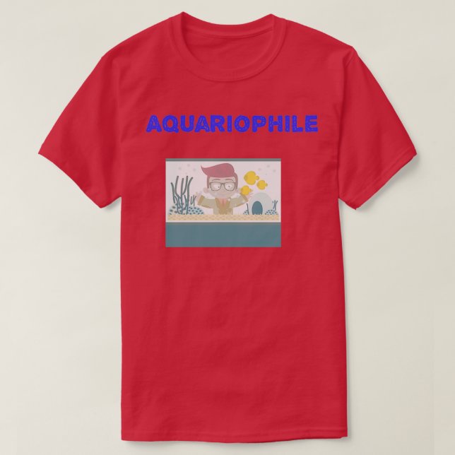 For Aquarist T-Shirt (Design Front)