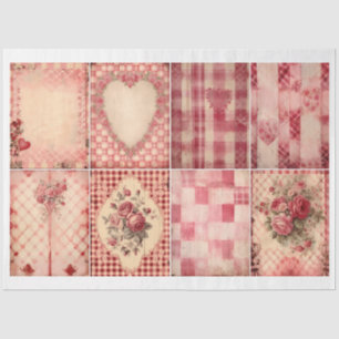 For Artists and Crafters Valentine Backgrounds Tissue Paper
