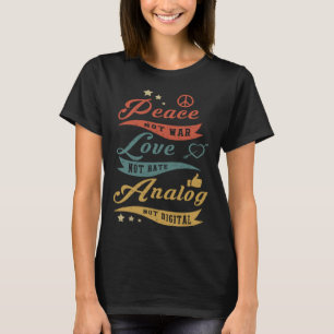 For Audiophiles For Music and Vinyl Fans T-Shirt
