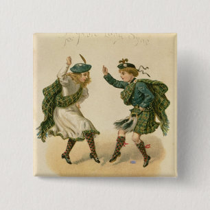 For Auld Lang Syne - A Right Merry Christmas' 15 Cm Square Badge