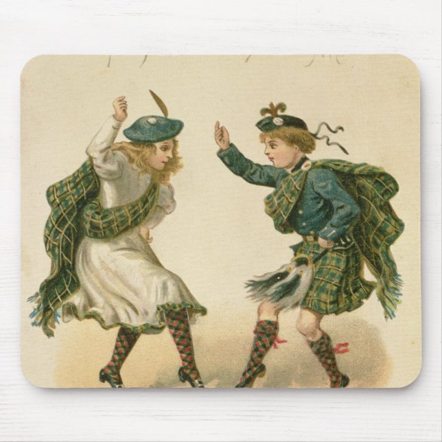 For Auld Lang Syne - A Right Merry Christmas' Mouse Mat (Front)