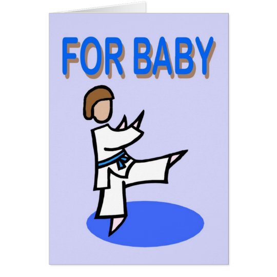 For Baby Boy Martial Arts Card