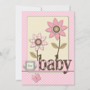 For Baby Girl Invitation