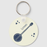 For Banjo Players Navy Blue Personalised