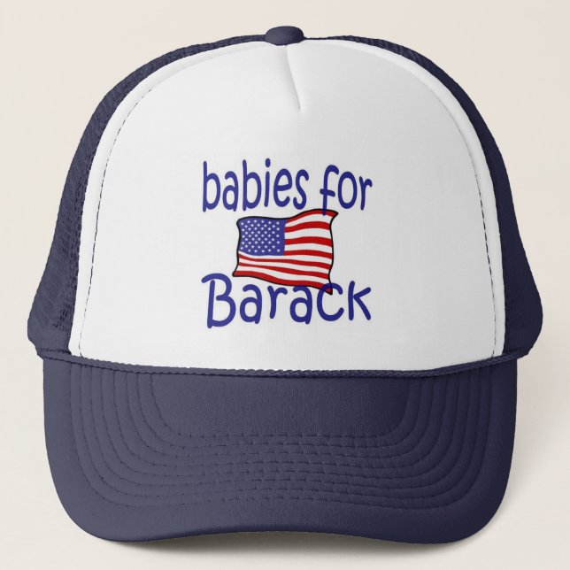 for barack trucker hat (Front)