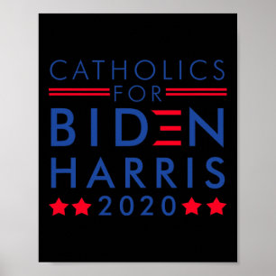 For Biden Harris 2020 Election Campaign Vote Gift Poster
