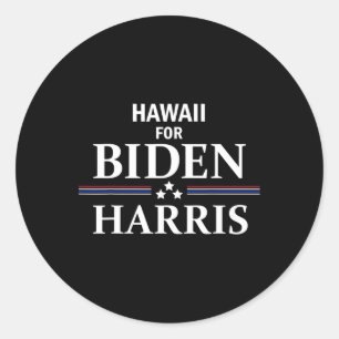 For Biden Harris Democrat Supporter Voter Election Classic Round Sticker