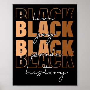 For Black Women Black History Month Retro Poster