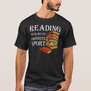 For Book Lovers  Reading Is My Favourite Sport T-Shirt