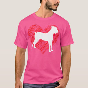 For Boxer Dog Lovers I Love Boxer Dog T-Shirt