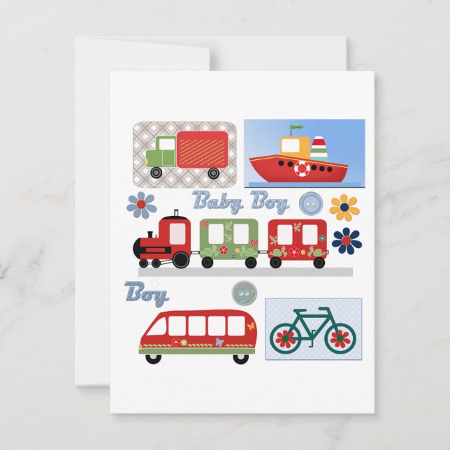 For boy invitation (Front)