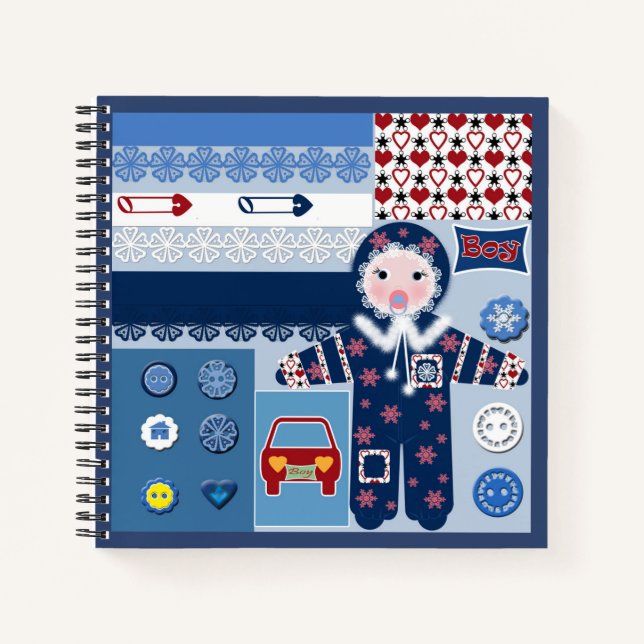 For boy notebook (Front)