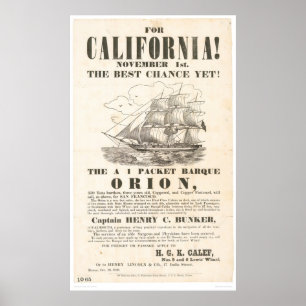 For California!..."Orion" Advertisement (1281A) Poster
