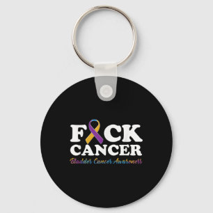For Cancer Shirt Bladder Cancer Awareness Gifts Key Ring
