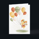 For Children Cute Party Mouse Birthday Card<br><div class="desc">Cute boys or girls party mouse happy birthday card. Perfect for a brother,  cousin,  daughter,  female,  friend,  granddaughter,  grandson,  male,  nephew,  niece,  sister,  son. Exclusive design to the Green Elephant Cards brand.</div>