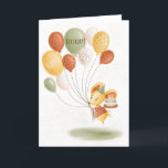 For Children Cute Party Mouse Birthday Card<br><div class="desc">Cute boys or girls party mouse happy birthday card. Perfect for a brother,  cousin,  daughter,  female,  friend,  granddaughter,  grandson,  male,  nephew,  niece,  sister,  son. Exclusive design to the Green Elephant Cards brand.</div>