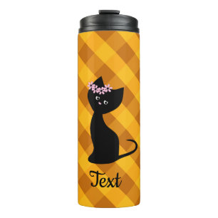 For children, kitten, funny kitten thermal tumbler