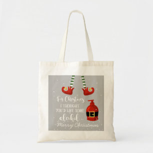 for christmas I thought you'd like some Alcohol Po Tote Bag