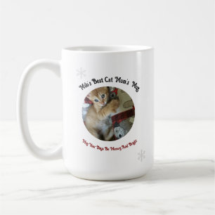 For Christmas, Meowy And Bright , Cat Photo , Coffee Mug