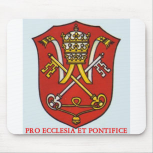 FOR CHURCH AND POPE MOUSE MAT