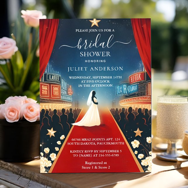 For Cinema Movie Ticket Most Popular Bridal Shower Invitation (Creator Uploaded)