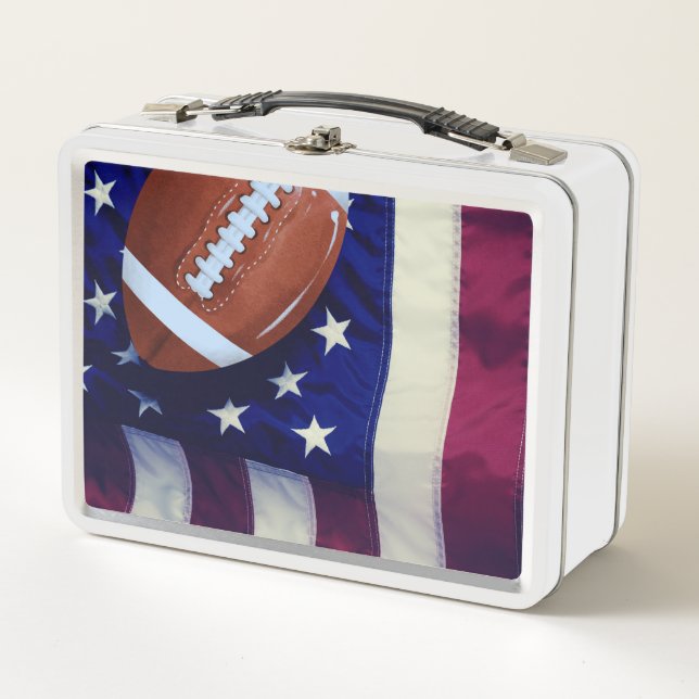 For Country And Football  Metal Lunch Box (Front)