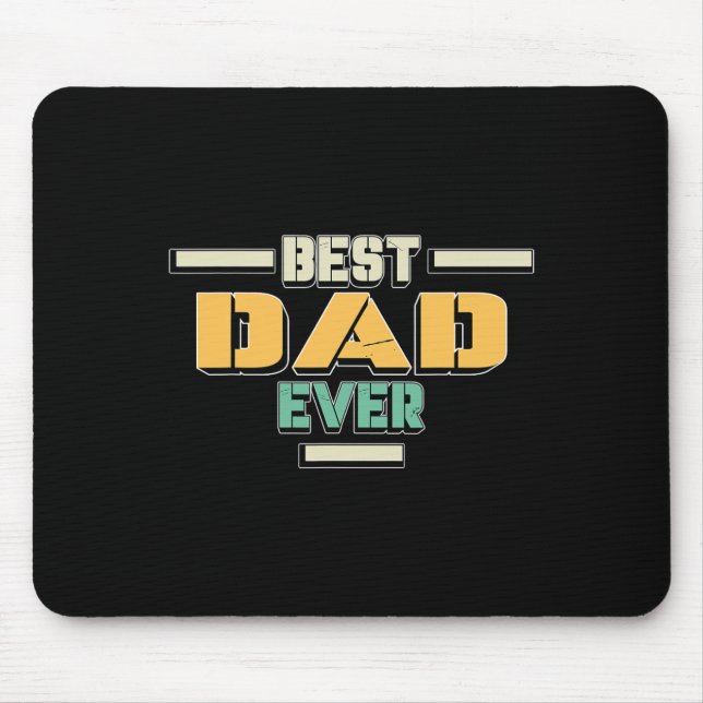 For Dad - Fathers Day Daddy Funny Fathers Day Gift Mouse Mat (Front)