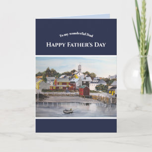 For Dad on Fathers Day Portsmouth New Hampshire Card