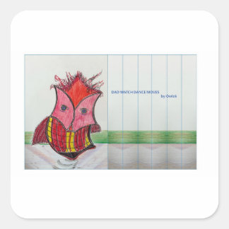 For Dad Square Sticker